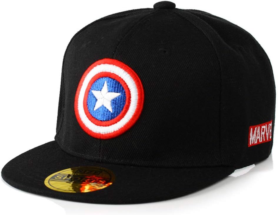 mlpnko Hat children cap boys baseball cap baby girl visor new sun hat black adjustable