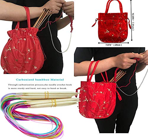 1 Circular+Knitting+Needles+Bamboo+NeedlesSize2+00mm