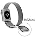 Been5le Milanese Loop Stainless Steel Replacement iWatch Band with Magnetic Closure Clasp for Apple Watch Sport and Edition - 38 mm - Silver