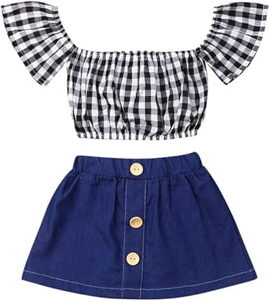 tops for denim skirt