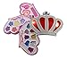 Petite Girls Royal Crown Shaped Cosmetics Play Set - Fashion Makeup Kit for Kids
