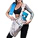 Yoga Mat Bag Sling Tote - with Adjustable Shoulder Strap & 2 Pockets | Includes 1 Microfiber Towel and 2 Elastic Straps | Fits Most Size Mats | Beautiful Butterfly Pattern