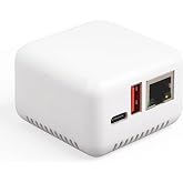 EIMSOAH Wireless USB 2.0 Print Server LAN Network Print Share Server Supports USB Printer for Android Linux Type C Power Supply (US Plug) Servidores