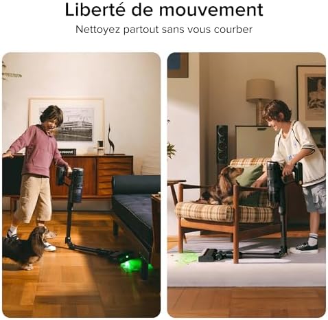 H60 Ultra Aspirateur Balai sans Fil, 210AW, 90 Min d’Autonomie
