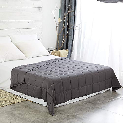Ourea Adult Weighted Blankets (20 lbs, 60" x 80", Queen Size) Heavy Blanket, Breathable Cotton with Glass Beads - Thumbnail 3