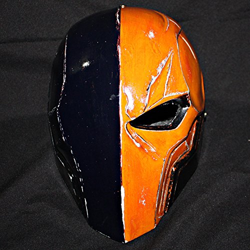 1:1 Deathstroke Arkham Helmet Mask Halloween Costume Cosplay Batman worn look MA162