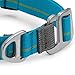 Ruffwear, Crag Dog Collar, Stylish Adventure Collar with Premium Reflective Design, Quick Release Buckle, Lightweight All-Day Comfort, Baja Blue, 20