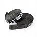 HomEco Hammock Tree Straps (Set of 2). Black Adjustable Loop Straps, Heavy Duty. Easy to Set Up, No-Stretch Polyester, 9.186 feet