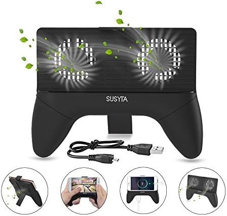 SUSYTA Table Cellphone Stand Holder Power Bank Gamepad Joypad Cellphone USB Cooling Fan Universal 4 in 1 for iPhone / Sony / Huawei/ LG / HTC / Samsung of 4.0inch~6.0inch