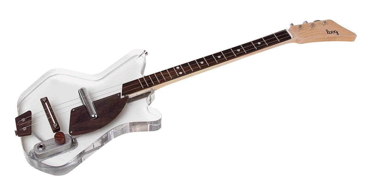 solid body 3 string guitar