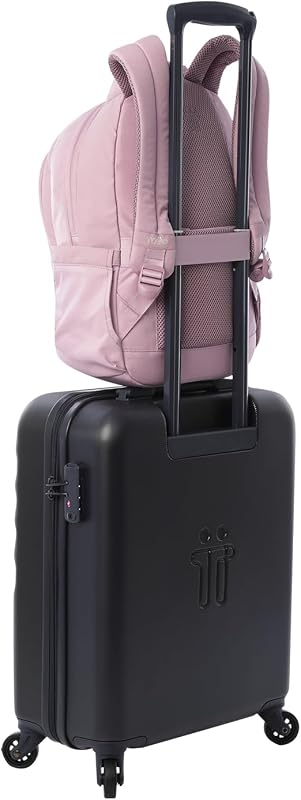 - Mochila para portátil de 14 polegadas, modelo Steif Nara, capacidade de 20 L, compartimento para tablets de 10", bolso para garrafa, alça para a mala, encosto ergonómico, tiras em S, cor Lilases Keepsake