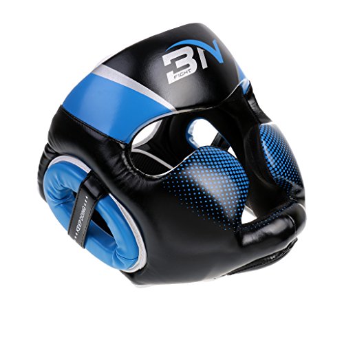 Gazechimp-Casco-de-Boxeo-de-Desmontable-Accesorio-de-Protecciones-de-Artes-Marciales-MMA-Gear-Protector-de-Ajustable