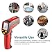 AstroAI Infrared Thermometer 380 (NOT for Human), No Touch Digital Laser Temperature Gun with LCD Display -58℉~716℉ (-50℃～380℃) for Cooking/BBQ/Freezer/Meat - Red