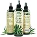 Green Leaf Naturals Organic Aloe Vera Gel + Spray for Skin, Hair, Face, After Sun Care and Sunburn Relief - 99.8% Organic - 100% Pure and Natural Skin Care Moisturizer - 2-Pack Set - 12 Ounce Bottles