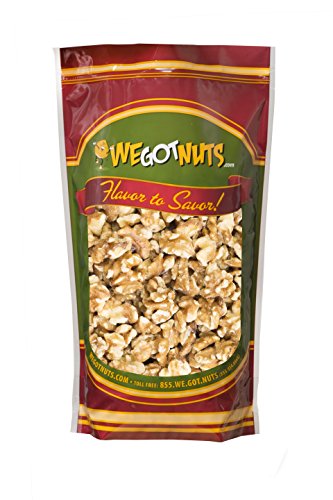 UPC 703255100371, Walnuts, Raw Shelled, Light, Halve and Pieces - We Got Nuts (4 LBS.)