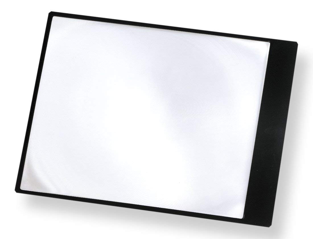 Carson MagniSheet Flexible 2x Fresnel Page Magnifier