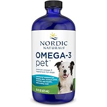 Nordic Naturals Omega-3 Pet, Unflavored - 16 oz - 1380 mg Omega-3 Per Teaspoon - Fish Oil for Large to Very Large Dogs with E