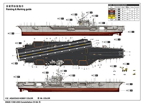 トランペッター 1/350 米海軍空母 CV-64 コンステレーション プラモデル[並行輸入品]