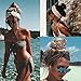 RIOSO Turban Headbands for Women Twisted Boho Headwrap Yoga Workout Sport Thick Head Bands(4 pack)
