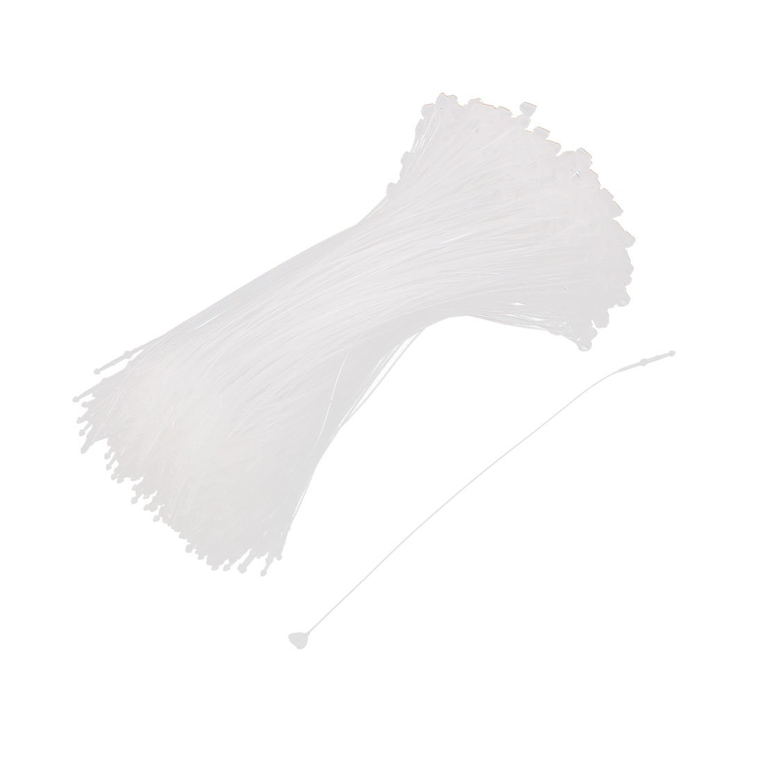 Sourcingmap Snap Lock Pin Security Loop Plastic Tag Fastener Tie 5 Inch 500Pcs