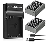 OAproda Replacement Olympus BLN-1 Battery (2-Pack) and Rapid Micro USB Charger for Olympus BLN1, BCN-1, Pen F, PEN E-P5, OM-D E-M5, OM-D E-M5 Mark II, OM-D E-M1 Digital SLR Camera