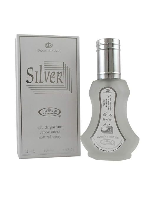 Silver - Al-Rehab Eau De Natural Perfume Spray - 35 Ml (1.15 Fl. Oz) (885415943667)