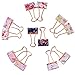 Small Floral Binder Clips Wedding Decorated DIY Paper Clip Manual Ribbon Metal Clip