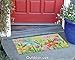 Toland Home Garden 800008 Spring Blooms Spring Door Mat 18x30 Inch Flower Outdoor Doormat for Entryway Indoor Entrance