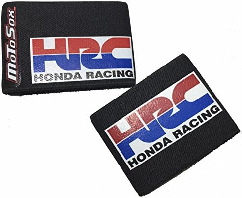 MoToSox - Front and Rear Reservoir Brake Cover - Honda Racing "HRC" logo (1 Pair)