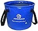 Freegrace Premium Collapsible Bucket -Multifunctional Folding Bucket -Perfect Gear For Camping, Hiking & Travel (Navy Blue, 16L)