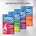 Durex Pleasure Pack, Assorted Premium Lubricated Condoms, 24 Count