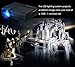 Dihome Mini Projector Portable Multimedia Home Theater LED Video Projector Support 1080P HDMI USB SD Card VGA AV for Home Cinema DHP5 Black