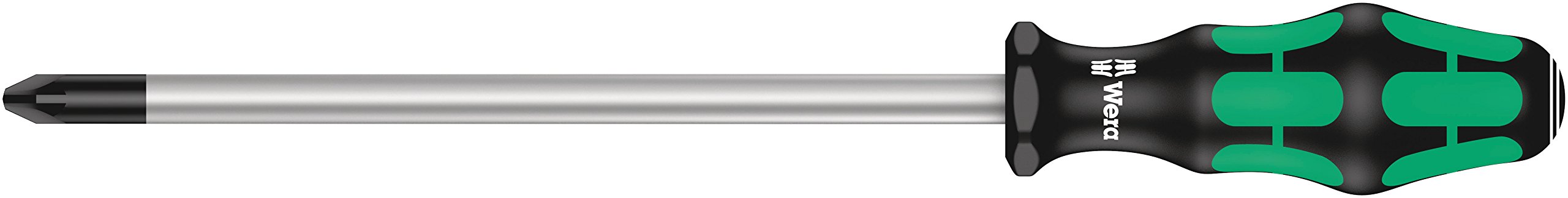 Wera 355 PZ Kraftform screwdriver, Pozidriv PZ 4 x 200 mm, 05009325001