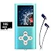 MP3 Player/Music Player,EVASA with a 16 GB TF Card Portable Digital Music Player/Video/Voice record/FM Radio/E-Book Reader,Ultra Slim 1.8''Screen
