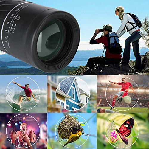 Night Vision monocular,40x60 HD Optical Monocular Hunting Camping Hiking Telescope - Thumbnail 5