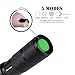 Shareline Water Resistant CREE XML T6 LED Zoomable Ajustable Focus Tactical Flashlight with 5 Modes, 1000 Lumens, Rechargeable 18650 Lithium Lon Battery(2P) and Charger