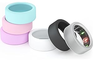 sylacor Silicone Cover for Oura Ring Protector, 3Pack Elastic Ring Case for Oura Ring Gen 3 for Gym and Working Out