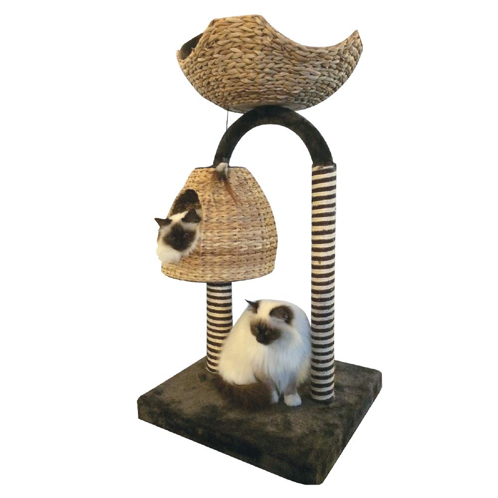 CROCI Natural Azalea Cat Scratchers, 50 x 50 x 95.5 cm