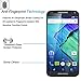 Draws 2.5 D Round Edge Ultrathin HD 9H Hardness Scratch Proof Bubble Free Moto X Pure Tempered Glass Screen Protector (Pack of 2)