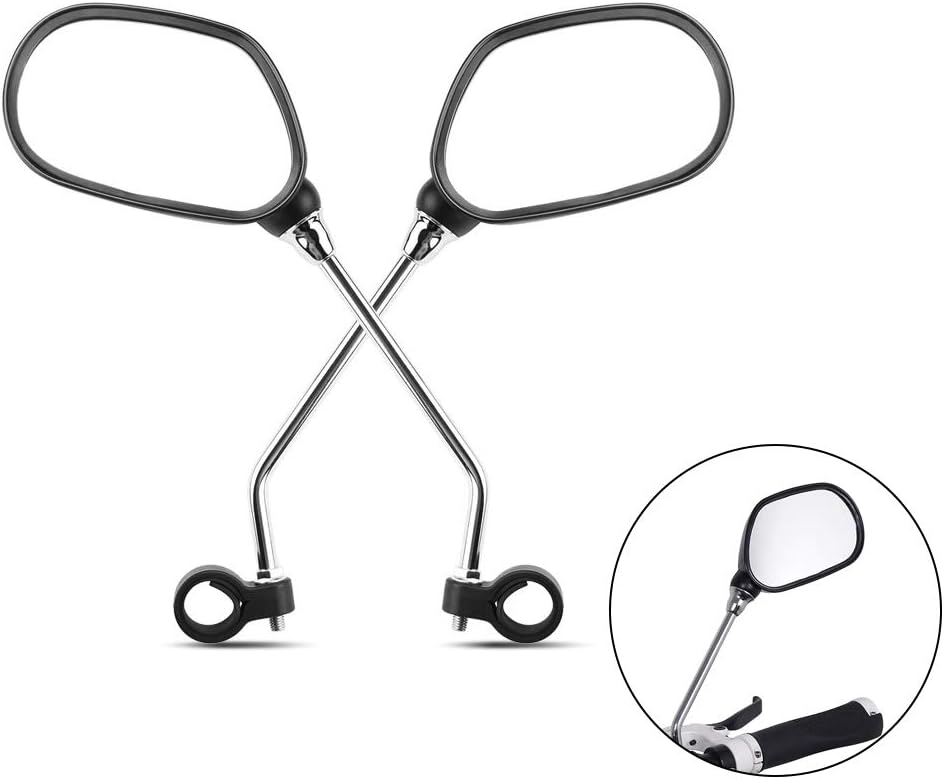 Angle Wide Hd Adjustable Rotatable 360 Mirrors Bike Rearview Pair 1 Bicycle In Mm 0 86 22 2 Diameter Handlebar With Bicycles For Suitable Mirrors Bike Mirrors Outlet Factory Shop Www Klevering Com