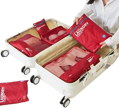 Best Packing Cubes Set,Waterproof Travel Luggage Organizers,Compression Bags,Shoe Bags,Thick Durable Materials,Machine Washable