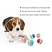 Tough Chew Ball for Dogs, ATESSON Rotatable Tooth Cleaning Toy Non-Toxic Rubber Bite Resistant, 3