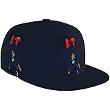 COSAVOROCK Cappello Hip Hop Nero Costume Da Rapper Berretto Da Baseball In Pelle Cappellini Snapback Regolabili - Foto 5