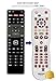 Anderic RRU401 4-in-1 Advanced Universal with Backlight and Learning for All TVs, Roku Player, BluRay Player, Audio system, Xbox, and more - Universal Remote Control - Black