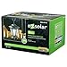 ezsolar Dual Use Classic Coach Light (Set of 2) Model #: CPM1a-R2- BK-2, Powered by SunPower Solar Panels, Pathway Lights, Outdoor Lighting, 1 AA Battery Included, 1 Year Warranty.