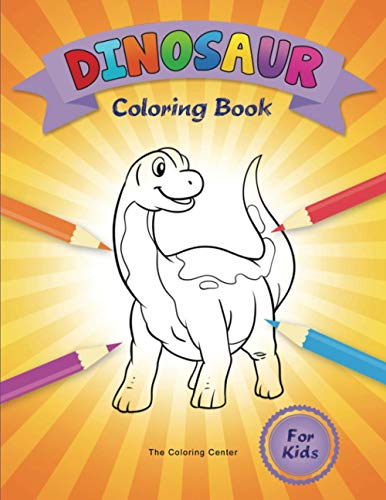 Dinosaur Coloring Book: for Kids: Center, The Coloring: 9788395463150 ...