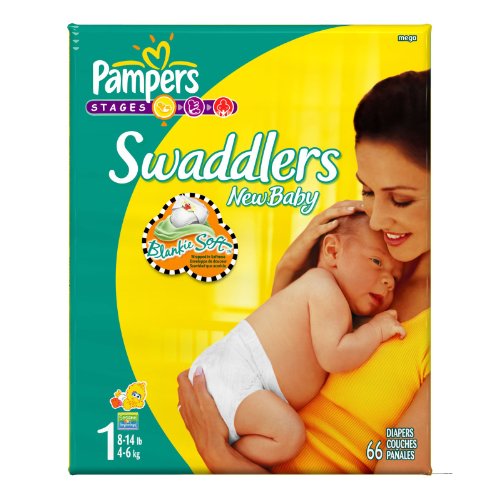 Pampers sesame street swaddlers diapers - size 1 (037000063926)