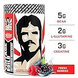 VINTAGE BUILD - The Essential 3-in-1 Muscle Builder - Post Workout BCAA, Creatine Monohydrate, and L-Glutamine (Fresh Berries), 330 Grams, 30 Servings