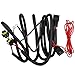 HUIQIAODS H11 880 881 H8 Universal 40A Relay Wiring Harness Kit Fits LED Automotive Fog Light Conversion Assemblies