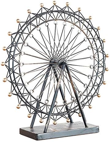 Amazon リビングルームの装飾品 の装飾品手作りのジュエリート装飾アクセサ ヴィンテージ鉄観覧車は創造的な家の装飾を振る 置物 オブジェ オンライン通販